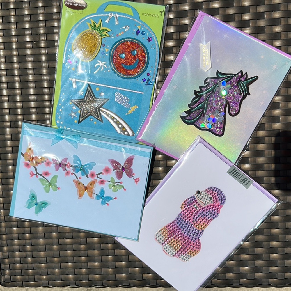 Papyrus Greeting Cards Bundle of 4 cards